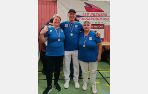 3 archers et 3 podiums à La Savoureuse le 19 et 20 octobre 2024