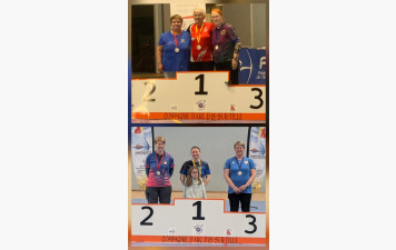 Annick en argent, Bérengère en bronze au championnat régional, Is sur Tille le 14 et 15 février 2026