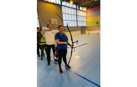 Le couple Kosak sur le podium à Besançon, le 7 et 8 Décembre 2019