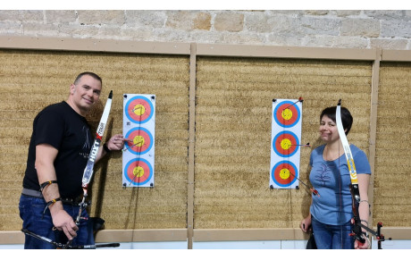 Dernières préparations pour le championnat de France salle pour Nadia et Michaël.