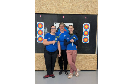 Bérengère, Carole et Juliette à Miss Tir, Torpes le 20 Décembre 2025