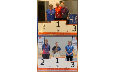 Annick en argent, Bérengère en bronze au championnat régional, Is sur Tille le 14 et 15 février 2026
